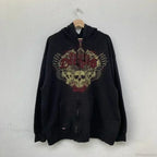 Gothic Letter Print Fall Hoodie image 11