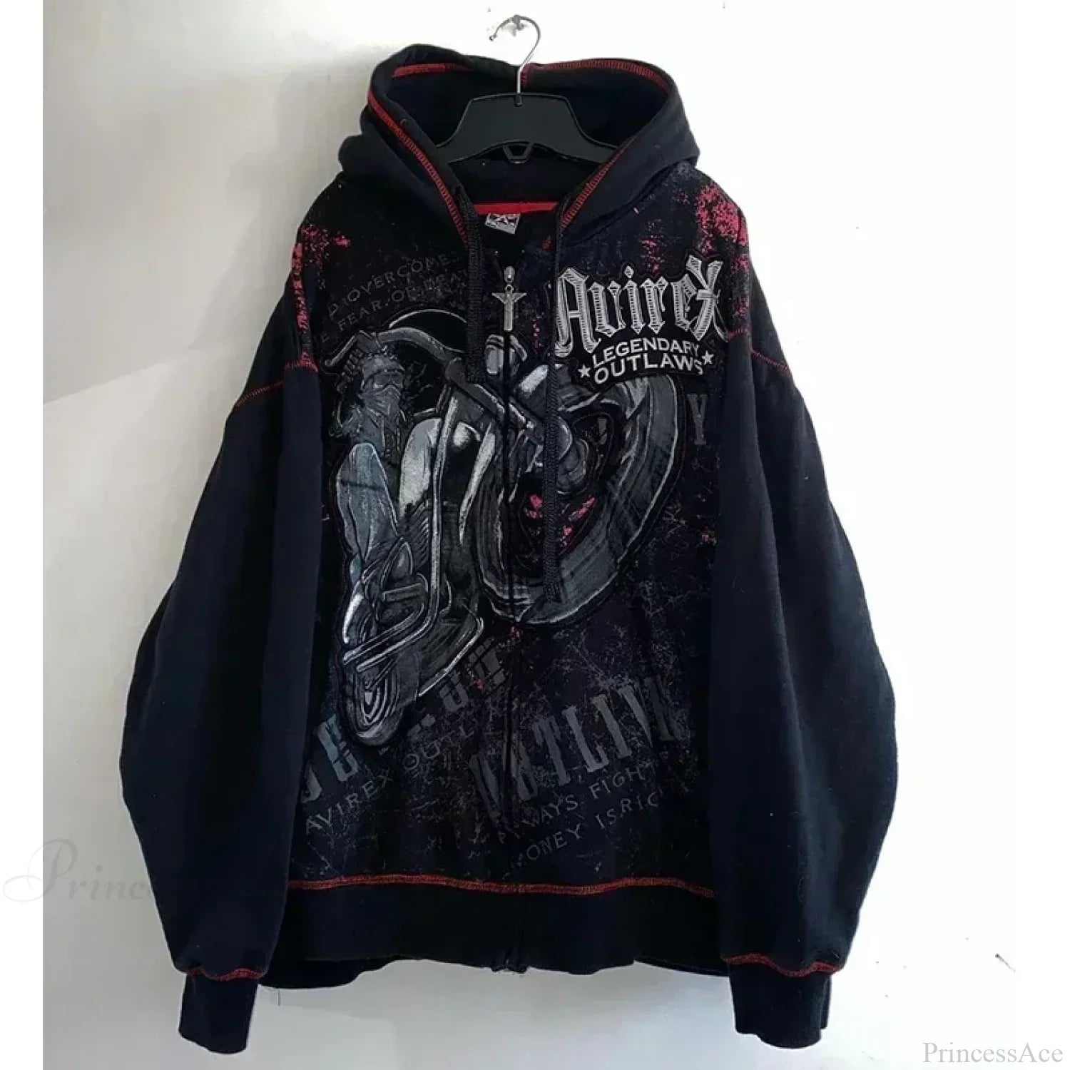 Gothic Letter Print Fall Hoodie image 16