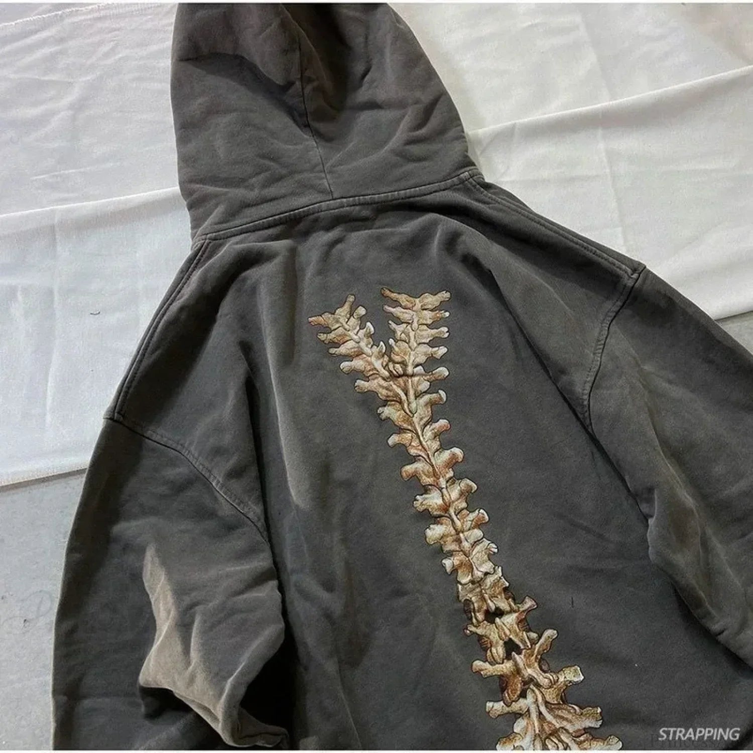 Gothic Long Sleeve Zipper Hoodie image 5