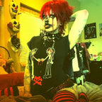 Gothic Printed Cropped Vintage T-shirt image 3