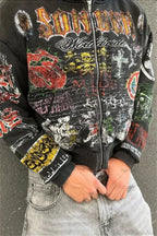 Gothic Punk Streetwear Hoodie image 2