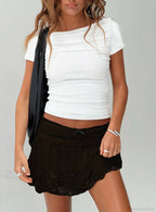 Gothic Ruffled Pencil Skirt image 7