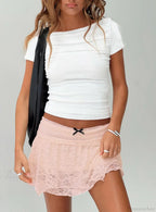 Gothic Ruffled Pencil Skirt image 8