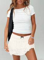 Gothic Ruffled Pencil Skirt image 9