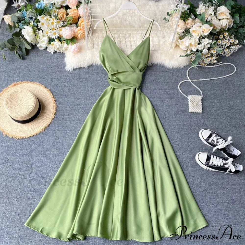 Gown Spaghetti Backless V Women Neck Tank Full-Length Robe Sexy Party Strap Female Long Dresses Festive Warm-Season Vestidos image 10