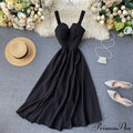 Gown Spaghetti Backless V Women Neck Tank Full-Length Robe Sexy Party Strap Female Long Dresses Festive Warm-Season Vestidos image 1