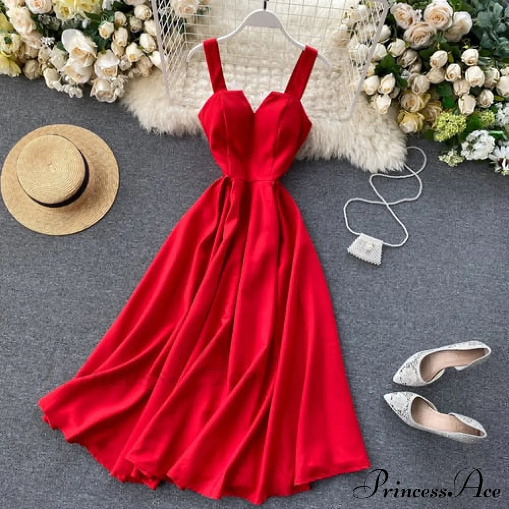 Gown Spaghetti Backless V Women Neck Tank Full-Length Robe Sexy Party Strap Female Long Dresses Festive Warm-Season Vestidos image 3