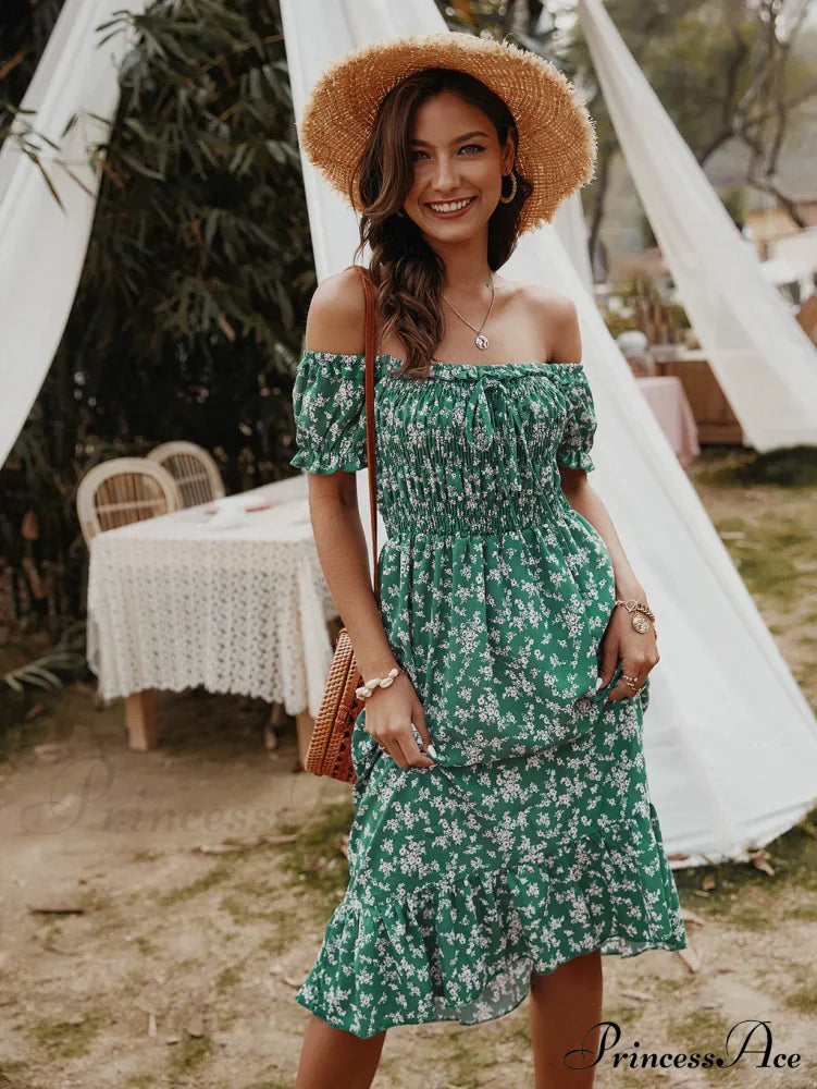 Gown with Brief Bohemian Arm Print image 1