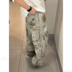 Graffiti Printed Gothic High-Waist Trouser image 2