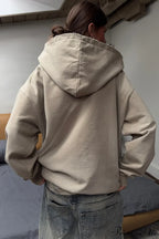 Graffiti Vintage Loose Zip Hoodie image 4