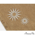 Graphic Pattern Vintage Khaki Jeans image 5