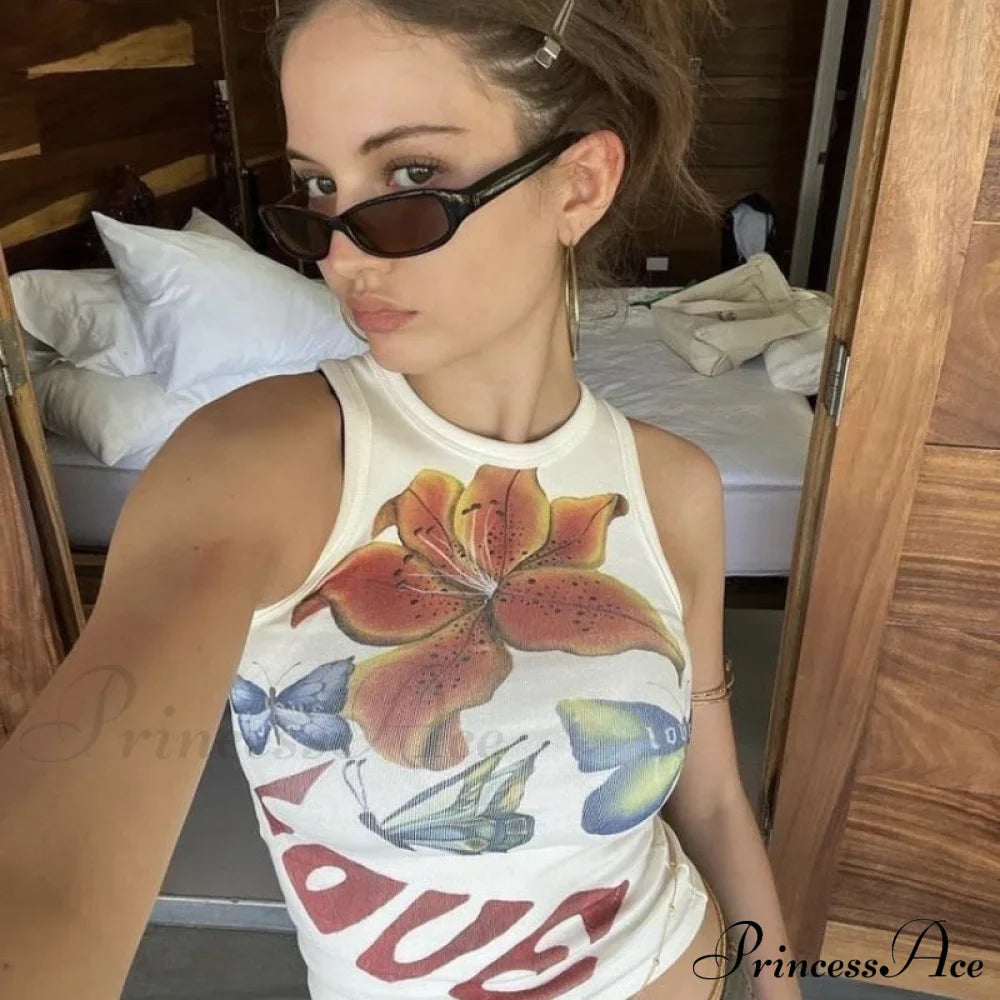 Graphic Printed Stylish Tank Top image 2