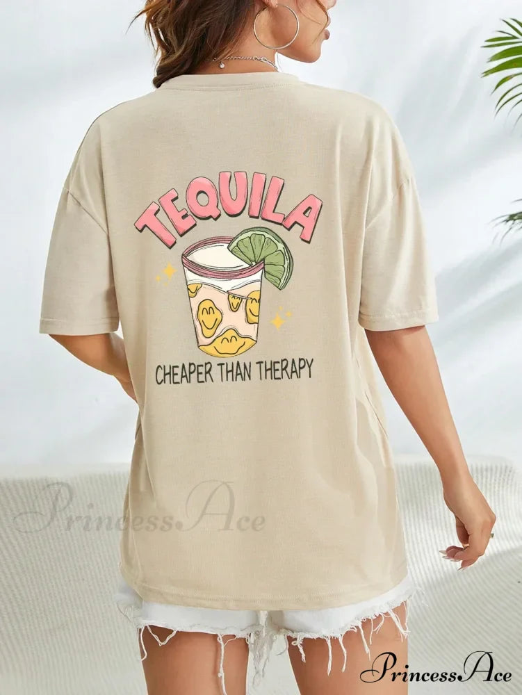 Graphic Tequila Stylish Print T-Shirt image 1
