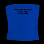 Graphic Text Stylish Cami Top image 11