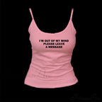 Graphic Text Stylish Cami Top image 10