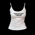 Graphic Text Stylish Cami Top image 14
