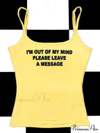 Graphic Text Stylish Cami Top image 5