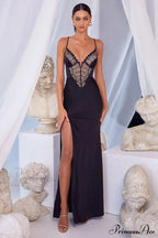 Greta Black Stylish Maxi Dress image 1
