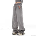 Grey Stripe Motion Casual Pants image 7
