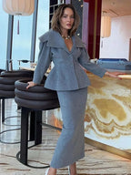 Grey Wool Blends Coat image 1