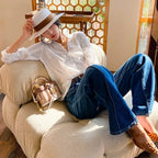 Gypsy Boho Floral Embroidered Lace Long Sleeve Blouse image 2
