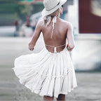 Gypsy Strap Backless Boho Dress image 2