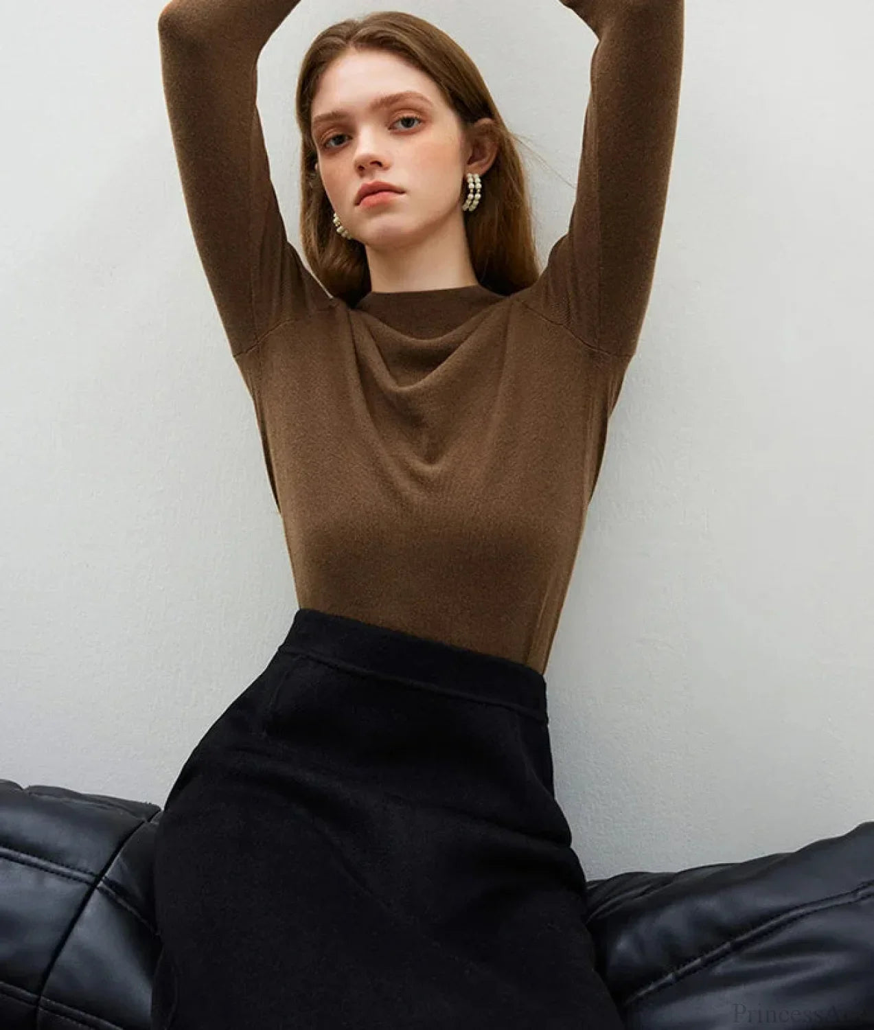 Half Turtleneck Soft Gentle Comfortable Sweater image 1