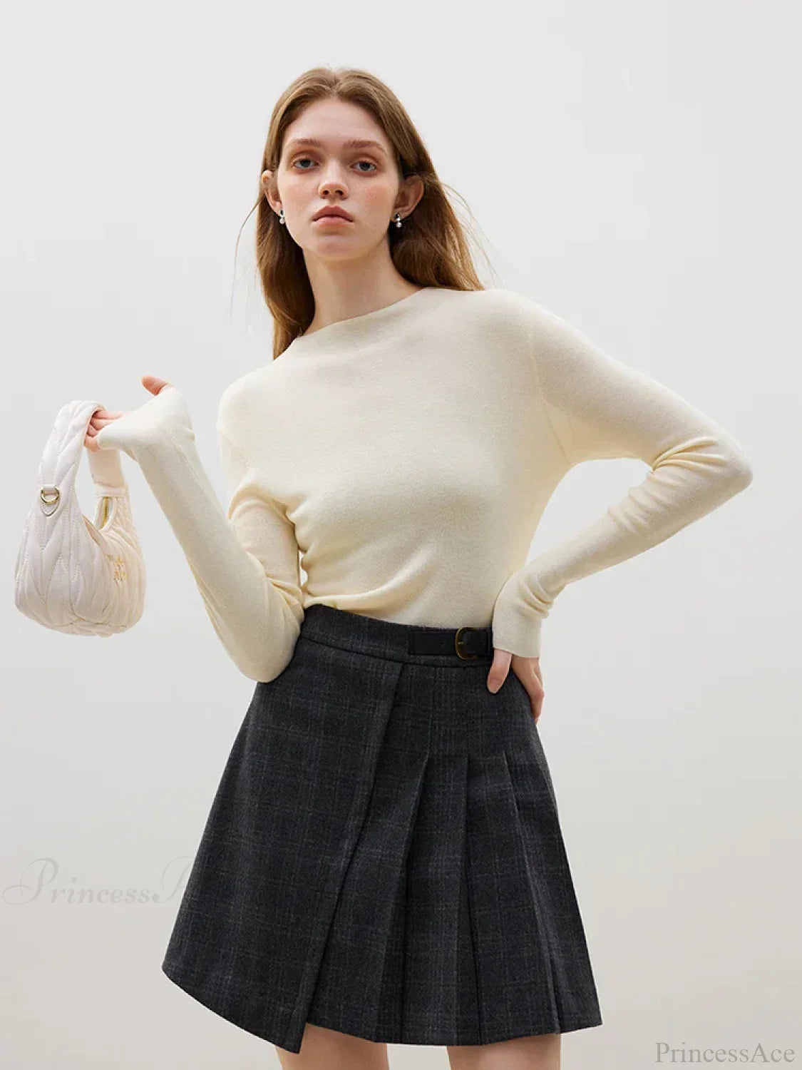Half Turtleneck Soft Gentle Comfortable Sweater image 3