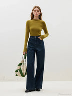 Half Turtleneck Soft Gentle Comfortable Sweater image 6