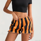 HalLoween Stripe Elastic Waist Short image 2