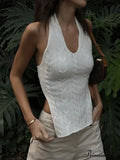 Halter Bodycon Graceful Polo Mini Dress image 1