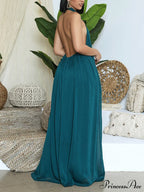 Halter Casual Graceful Maxi Dress image 18