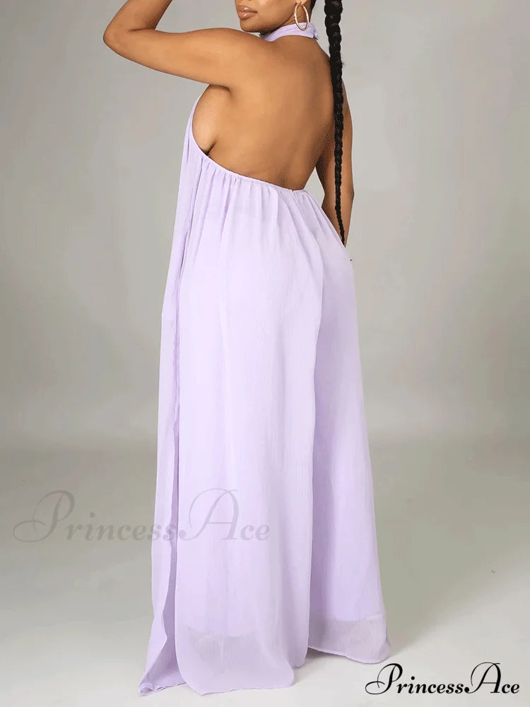 Halter Casual Graceful Maxi Dress image 22