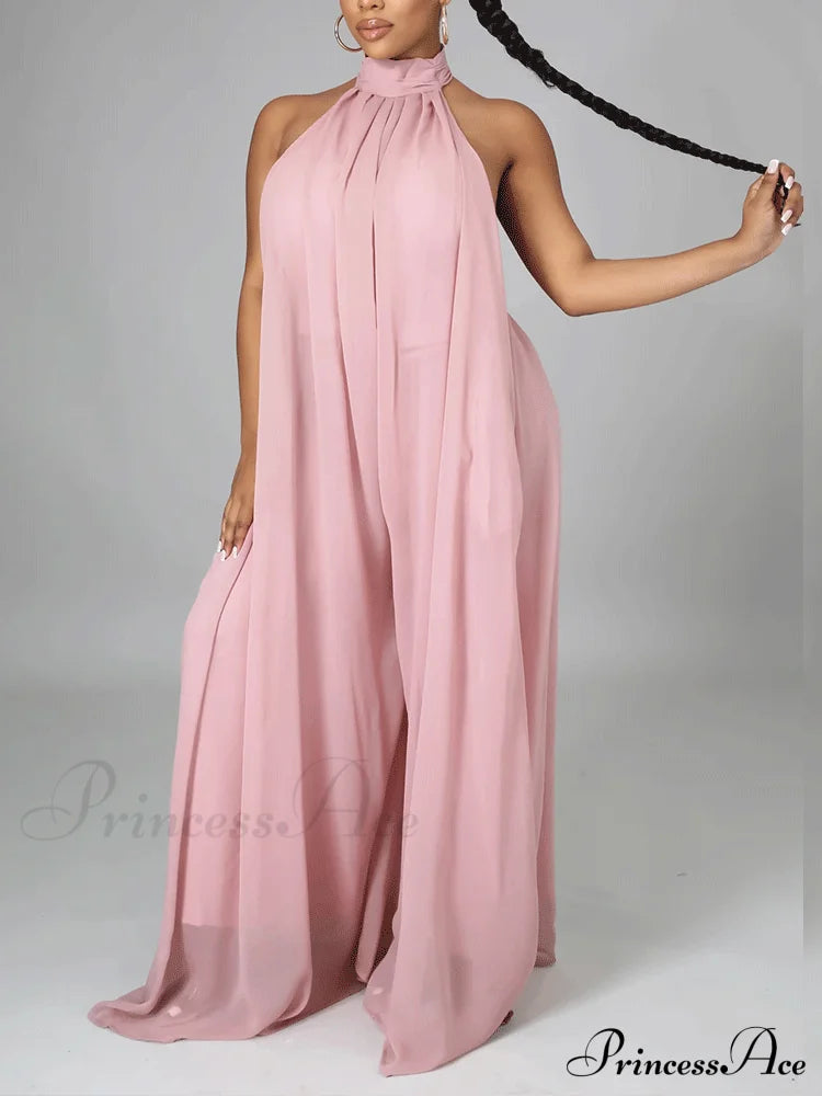 Halter Casual Graceful Maxi Dress image 13