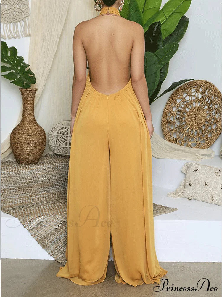 Halter Casual Graceful Maxi Dress image 6