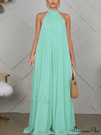 Halter Casual Graceful Maxi Dress image 23