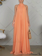 Halter Casual Graceful Maxi Dress image 10