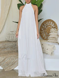 Halter Casual Graceful Maxi Dress image 1