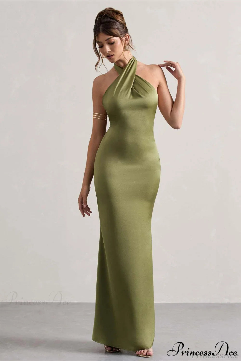 Halter Neck Sheath Formal Party Dress image 6