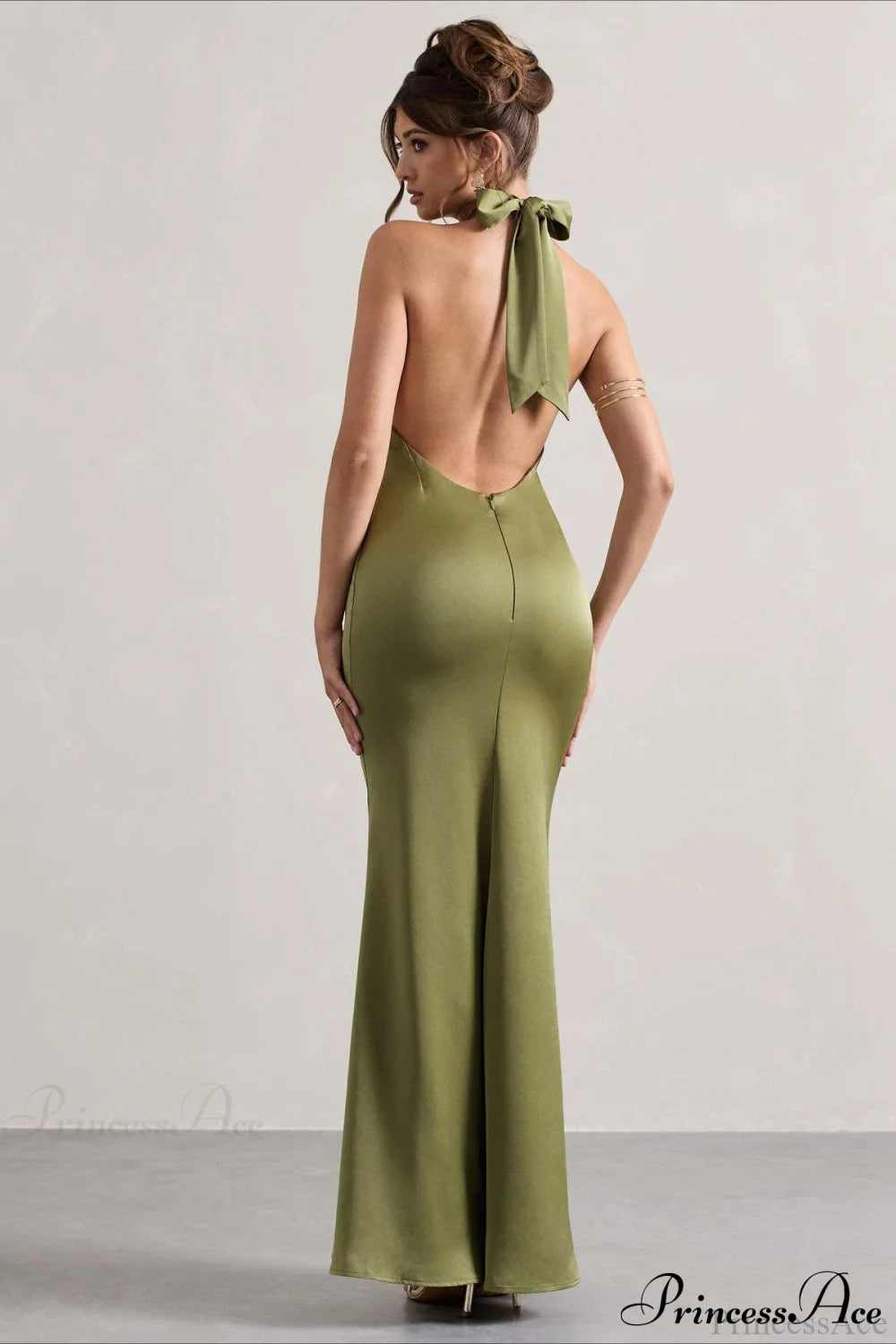 Halter Neck Sheath Formal Party Dress image 8