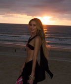 Halter Print Cover Three Piece Swimsuit image 2