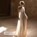 Halter Slim Tail Wedding Dress image 1