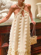 Halter Tassel Graceful Boho Dress image 6