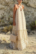 Halterneck Elegant Cake Dress image 5