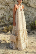 Halterneck Elegant Cake Dress image 1