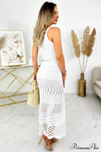Hannah Knit Crop Charming Top + Skirt Set image 8
