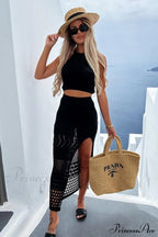 Hannah Knit Crop Charming Top + Skirt Set image 9