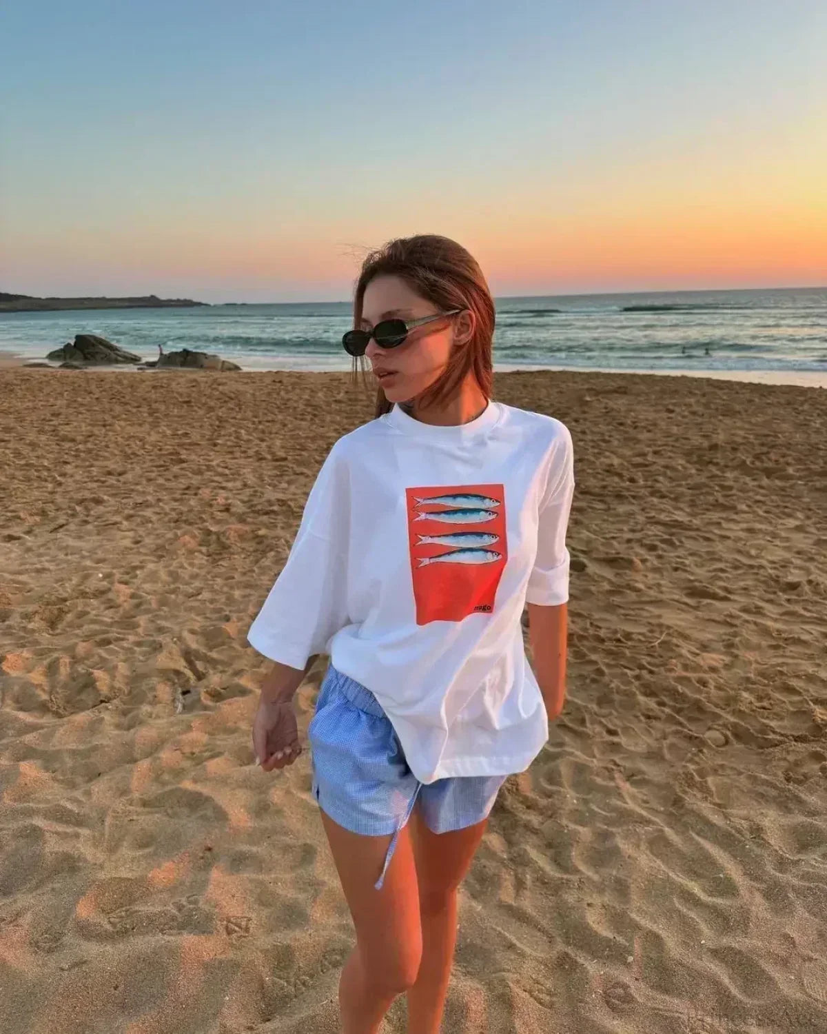 Harajuku Casual Summer Food T-shirt image 1