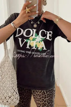 Harajuku Gothic Limoncello Graphic T-shirt image 7
