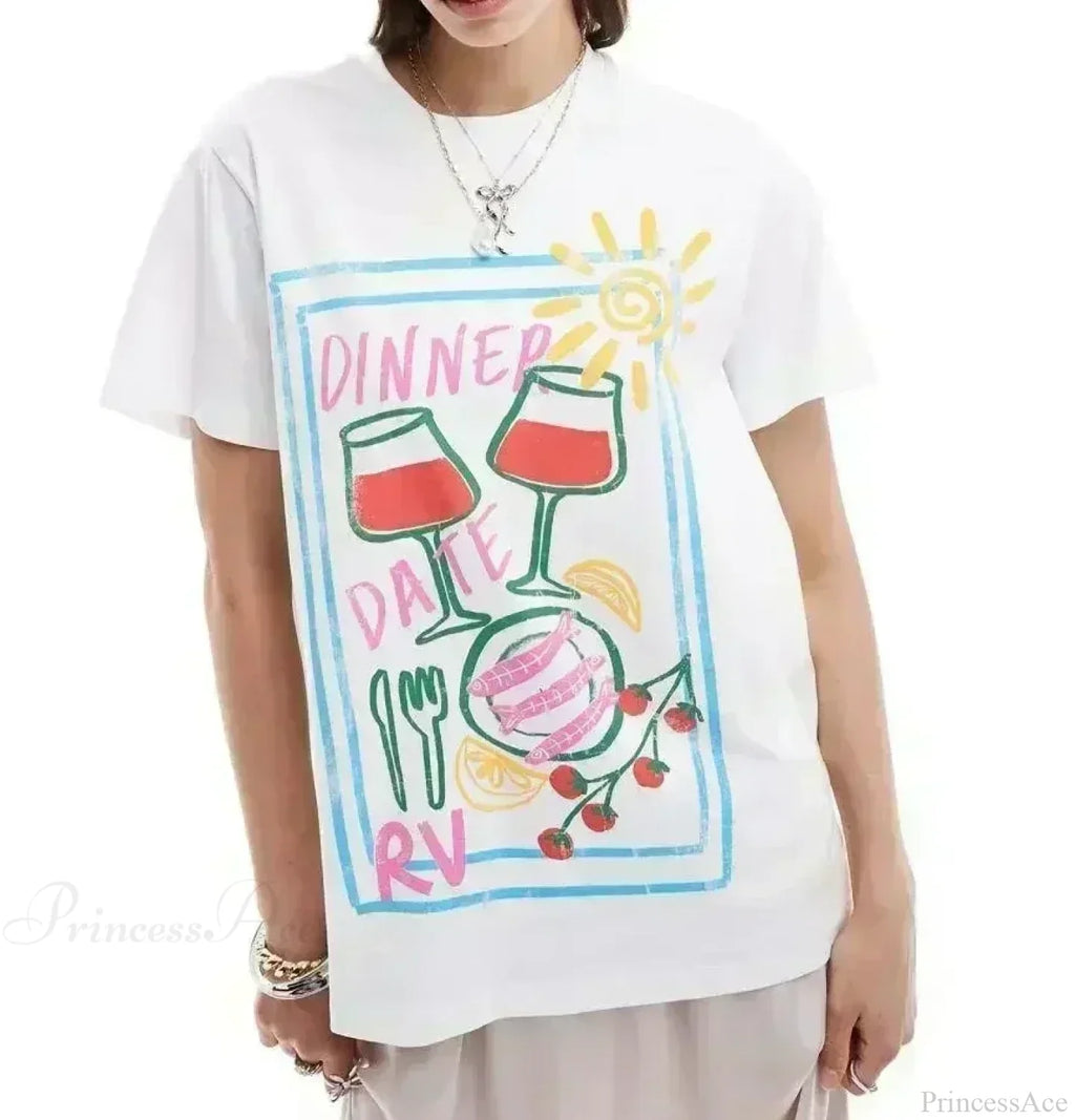 Harajuku Gothic Limoncello Graphic T-shirt image 12
